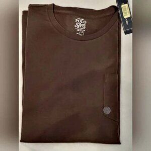 Polo Ralph Lauren Shirt Long Sleeve Brown Large New With Tags
